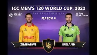 🔴ZIM vs IRE ICC T20 WORLDCUP T20 4 of 45 live scorecard || CRICKET22 Gameplay Live With RAKYTIGER