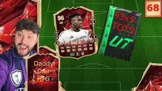 Our 93X5 TOTS pack and Our best champ rewards EVER!! The Daddy Dier RTG #68