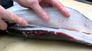 Chef Karen demo on Branzino