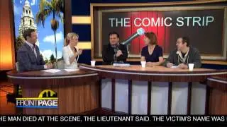Comic Strip on FrontPage with Gordon Downs, Lisa Pedace and Jeffry Bilodeau