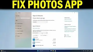 How To Fix Microsoft Photos App not Working Not Opening Crashing Slow in Windows 10,11