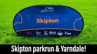 Running Skipton parkrun & Yarndale! A special week to run Skipton parkrun - the park was Yarnbombed!