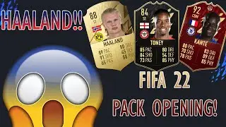 OMG!!! ERLING HAALAND PACKED - FIFA 22 WEB APP PACK OPENING