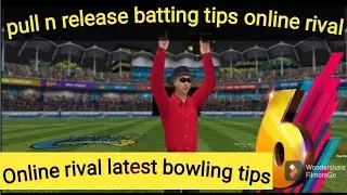 wcc3 pull and release batting and bowling tips/online rival tips/How to hit boundaries in wcc3