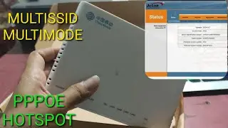 Lengkap Setting ZTE F460 V6 PPPOE & HOTSPOT Multi Mode