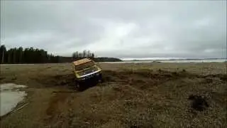 Tamiya CC-01 Hummer H2 / GoPro 3 Black 1080p 60fps Wide / WVGA 240fps Wide.  Drive it!