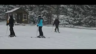 Skiing at Silvercreek Snowshoe WV Dec. 2025
