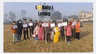 Letang Rally//|| with church members 🙏🛐✝️