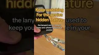 All-in-One Phone Safety & Security Lanyard with Charging Cable #safety