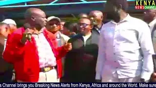 The moment Goons Disrupted Gachagua event in Nyandarua today