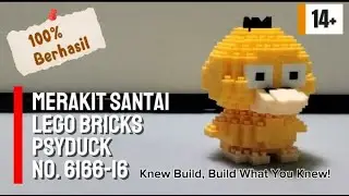 Merakit Santai Lego Brick Psyduck No. 6166 -161