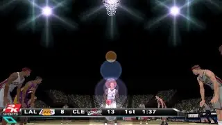 Игра NBA под управлением компьютера: &laquo;Лейкерс&raquo; против &laquo;Кавальерс&raquo; (28.01.2026) | NBA 2K10 (PSP)