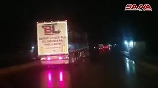 Convoy del ocupante estadounidense ingresa en Hasakeh  procedente de Irak