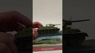 Коллекционная модель советского танка т34-76 в масштабе 1:43 наши танки выпуск 10 (старая коллекция)