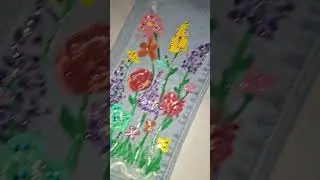 hand painted jeans #custom #handpainted #jeans #flowers #bling #fyp Dressedanddone.com #viral