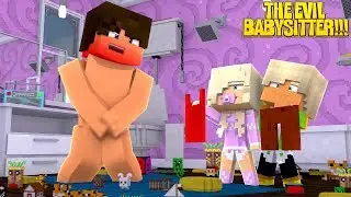 Minecraft PRINCESS BABY KAYLA PRANKS HER EVIL BABYSITTER!!!