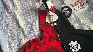 UNBOXING AAPE BY A BATHING APE X GEARS OF WAR 5 ZIP UP HOODIE