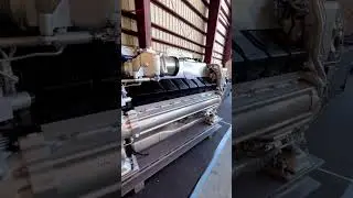 Check out how massive this 2,635 MHP MTU 16V 2000 M96L Diesel Engine is 🤯 Via @nautical.network