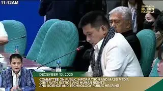SENATE PUBLIC HEARING | DECEMBER 15, 2025