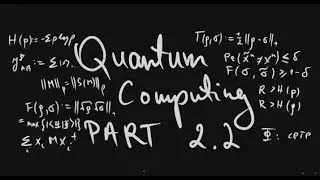 Quantum Computing tutorial | Part 2.2: Norms and Codes for Quantum Information Theory