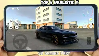 TOP 5 Cars Simulator GAMES for android 2021 #sbgamingpart | Driving Simulator Games Video