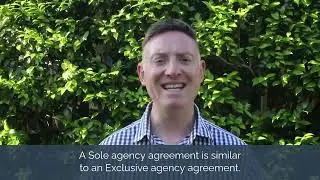 What is an Sole Agency Agreement?