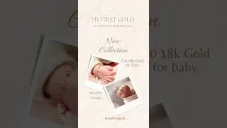 My First Gold Collection #gold #18k #goldforbaby #ouro #jewellry #jewelry #joiasdeluxo #babygold