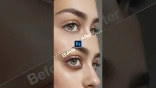 Remove Eye Dark Circle From Face In Photoshop #photoshop #tutorial #shorts #photoshoptutorial