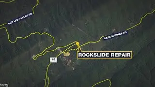 TDOT: Rockslide repair to begin on State Route 70 in Hawkins County