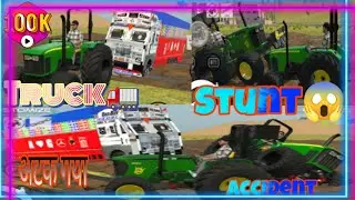 Truck 🚛 stuck in mud 😱Tochan king 👑 vs johndeer🚜 se nikala #totalgaming #tochanking 