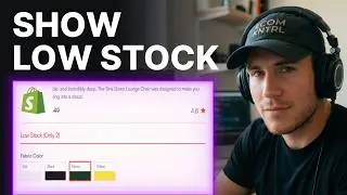How to Show Low Stock on Shopify Product Page (2026) | Inventory Settings