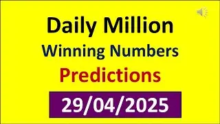 🎟️ Daily Million Winning Number Prediction &ndash; 25/04/2025 &ndash; Next Draw Forecast! 🎟️