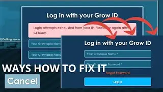 3 ways to fix login attempts exhausted from your IP|| GROWTOPIA