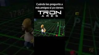 &iquest;Alguien vio Tron: Ares? #ytshorts #shorts #tron #tronares #disney #lossimpson #xd #memes #fypシ