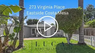 Welcome to 273 Virginia Place, Eastside Costa Mesa &mdash; two fully detached homes on one spacious lot