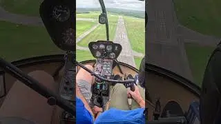 CFI student.. first time teaching from the left seat.. #aviation #pilot #helicopter #action #r44