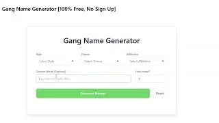 I Tested the World's CRAZIEST Gang Name Generator