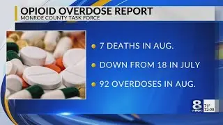 Overdose deaths in Monroe Co. decrease in August