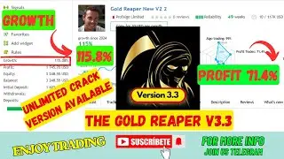 The Gold Reaper V3.3 | Category : MT4 EA (Build +1441) | No DLL | Best Forex EA 2026 | Price  $30|