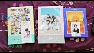 KPOP UNBOXING #13 (pt.1) - SVT'S Boys Be (Seek Ver.) & Love & Letter (Love & Letter Ver.) (KPOPMART)
