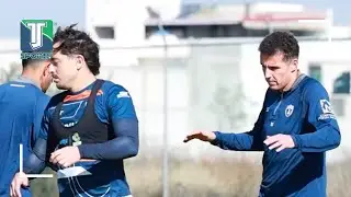 Alan Mozo y Oussama Idrissi en el ENTRENAMIENTO del Pachuca para el DUELO ante América