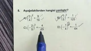 7. Sınıf Rasyonel Sayılarla İşlemler Soru Çözumleri ( MEB Kazanım Testi 4 )