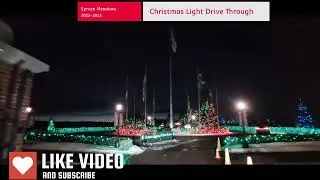Christmas lights Drive through, Spruce Meadows, Calgary 2022-2023