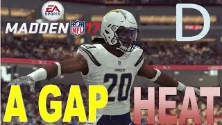 MADDEN 17 LB A GAP BLITZ HOW TO SEND THE BEST BLITZ WHILE STOPPING THE RUN FROM THIS FORMATION. WOW!