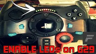 Как активировать светодиод RPM на Logitech G29 (FANALED) *легко*