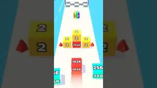 Jelly Run 2048 Infinity Game Cube Android #trending #viral #fyp #trend  #gameplay #trending #gaming
