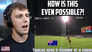 American Reacts to The Best Kicks and Goals in the NRL