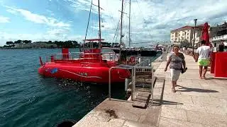 Marina Poreč mit Blick auf die Insel St. Nikolaus