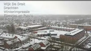 677. Drachten - Wijk De Drait - Sneeuw op 4, 5 en 7 Januari 2026