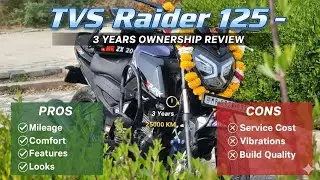 tvs raider 125 3 years complete ownership review 💯 | tvs raider 125 review 🏍👀 #mrzx2004